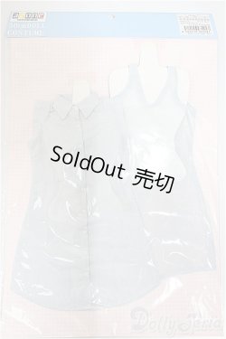画像1: azone/OF：50ｃｍサイズ：50ストライプラインノースリーブワンピセット/0 A-25-07-02-187-NY-ZA