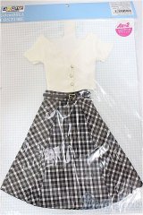 azone/OF:50ｃｍ　AZO2 Vネックニット＆フレアスカートset/0 A-25-07-02-186-NY-ZA