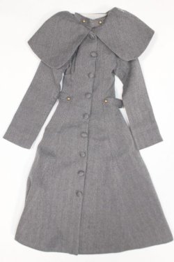 画像1: SD16Girl/OF:灰ばら女学院高等科指定コート/1/3　70ｃｍ　BJD　MJD　衣装　ドール用 A-25-07-15-048-NY-ZA