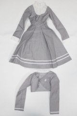 SD16G/OF:白ばら女学院 高等科制服/1/3　60ｃｍ　BJD　MJD　衣装　ドール用 A-25-07-15-062-NY-ZA