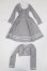 画像1: SD16G/OF:白ばら女学院 高等科制服/1/3　60ｃｍ　BJD　MJD　衣装　ドール用 A-25-07-15-062-NY-ZA (1)