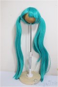 8-9inch/ウィッグ　初音ミクウィッグ/インチ　BJD　MJD　ドール用 A-25-07-02-383-NY-ZA