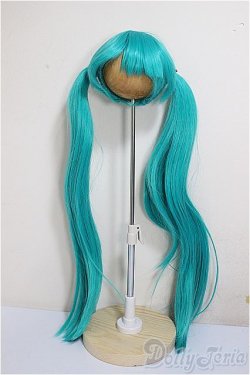 画像1: 8-9inch/ウィッグ　初音ミクウィッグ/インチ　BJD　MJD　ドール用 A-25-07-02-383-NY-ZA
