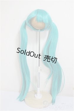 画像1: 8-9inch/ウィッグ　初音ミクウィッグ/インチ　BJD　MJD　ドール用 A-25-07-02-383-NY-ZA