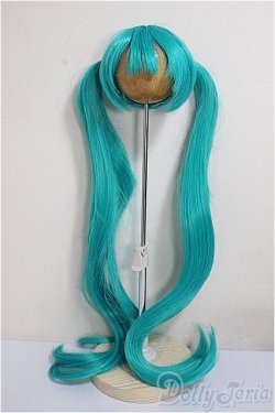 画像1: 8-9inch/ウィッグ　初音ミクウィッグ/インチ　BJD　MJD　ドール用 A-25-07-02-382-NY-ZA