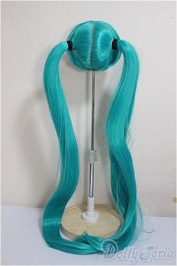 画像2: 8-9inch/ウィッグ　初音ミクウィッグ/インチ　BJD　MJD　ドール用 A-25-07-02-382-NY-ZA
