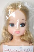 リカちゃんキャッスル/お人形教室リカちゃん　真ん中分けカーリーヘア/BJD　球体関節人形 A-25-07-09-116-KD-ZA