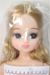リカちゃんキャッスル/お人形教室リカちゃん　真ん中分けカーリーヘア/BJD　球体関節人形 A-25-07-09-116-KD-ZA