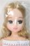 画像1: リカちゃんキャッスル/お人形教室リカちゃん　真ん中分けカーリーヘア/BJD　球体関節人形 A-25-07-09-116-KD-ZA (1)