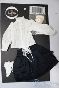 リカちゃんキャッスル/22cm用 日本橋モデルドレスセット(紺) /ファッションドール　衣装 A-25-07-09-204-NY-ZA
