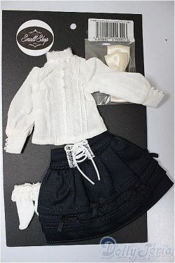 画像1: リカちゃんキャッスル/22cm用 日本橋モデルドレスセット(紺) /ファッションドール　衣装 A-25-07-09-204-NY-ZA