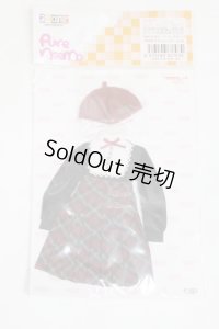 AZONE/OF:23ｃｍ　PNMブリティッシュガールset(ブラック×赤チェック)/0 A-25-07-15-020-NY-ZA