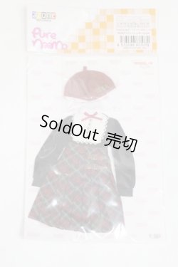 画像1: AZONE/OF:23ｃｍ　PNMブリティッシュガールset(ブラック×赤チェック)/0 A-25-07-15-020-NY-ZA
