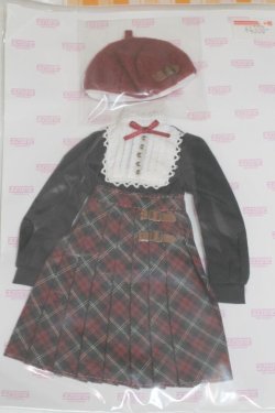 画像2: AZONE/OF:23ｃｍ　PNMブリティッシュガールset(ブラック×赤チェック)/0 A-25-07-15-020-NY-ZA