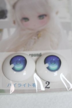 画像2: アニメアイ/22mm:MOFeye×chatora様製/ドール用　アイ A-25-07-15-013-NY-ZA