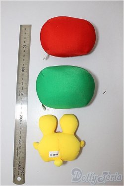画像2: ちみっこDD/OF:ぷよぷよ＋カーバングルぬいぐるみ/BJD　球体関節人形 A-25-07-16-116-NY-ZA