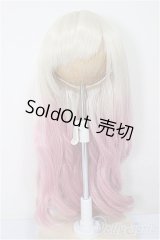 8-9inch/WG-948D ロングカール（ピンクグラデ）/インチ　BJD　MJD　ドール用 A-25-07-16-197-NY-ZA