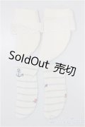 MSD&MDD/OF:ソックス2点セット/1/4　40ｃｍ　BJD　MJD　衣装　ドール用 A-25-07-23-119-TO-ZA