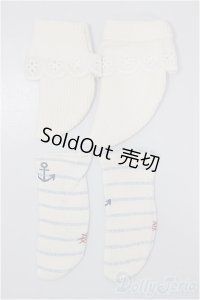 MSD&MDD/OF:ソックス2点セット/1/4　40ｃｍ　BJD　MJD　衣装　ドール用 A-25-07-23-119-TO-ZA