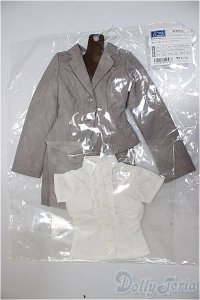 DD/OF:ホワイトブラウス＆タイトスーツ/0 A-25-07-23-178-NY-ZA