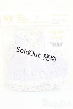 画像1: 幼SD/OF:木漏れ日ドレス(ツユクサ)/1/6　30ｃｍ　BJD　MJD　衣装　ドール用 A-25-07-23-330-NY-ZA