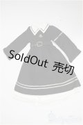 MSD(SDM)/OF:灰ばら女学院初等科制服/1/4　40ｃｍ　BJD　MJD　衣装　ドール用 A-25-08-06-147-NY-ZA