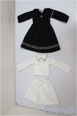 画像1: MSD(SDM)/OF:灰ばら女学院初等科制服/1/4　40ｃｍ　BJD　MJD　衣装　ドール用 A-25-07-30-294-NY-ZA