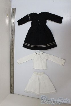 画像2: MSD(SDM)/OF:灰ばら女学院初等科制服/1/4　40ｃｍ　BJD　MJD　衣装　ドール用 A-25-07-30-294-NY-ZA