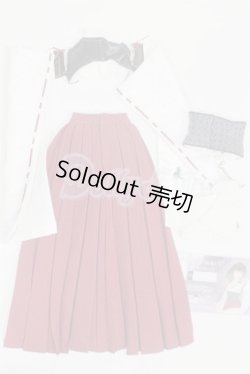画像2: SD16G/OF:月の衣(紅赤)/1/3　70ｃｍ　BJD　MJD　衣装　ドール用 A-26-02-18-001-NY-ZA