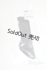 SDM＆MSD/OF:靴下留め付きソックス(黒)/1/4　40ｃｍ　BJD　MJD　衣装　ドール用 A-25-07-30-004-NY-ZA