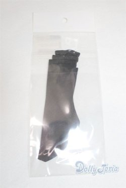 画像2: SDM＆MSD/OF:靴下留め付きソックス(黒)/1/4　40ｃｍ　BJD　MJD　衣装　ドール用 A-25-07-30-004-NY-ZA