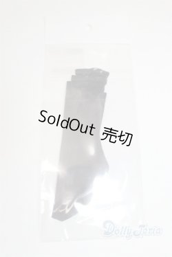 画像2: SDM＆MSD/OF:靴下留め付きソックス(黒)/1/4　40ｃｍ　BJD　MJD　衣装　ドール用 A-25-07-30-004-NY-ZA