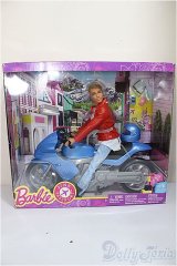 バービー/Barbie Pink Passport Ken Doll with Motorcycle/BJD　球体関節人形 A-25-07-30-104-NY-ZA