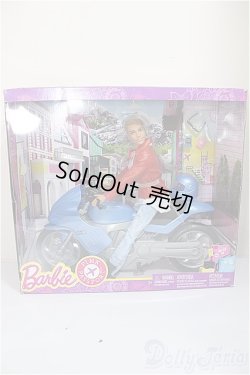 画像1: バービー/Barbie Pink Passport Ken Doll with Motorcycle/BJD　球体関節人形 A-25-07-30-104-NY-ZA