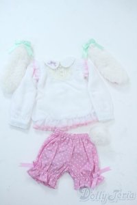 MDD/OF：天使のころも：ピーチシロップうさぎ・ミニ Y-25-11-05-116-NY-ZY