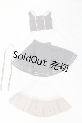 SDM＆MSD/OF:ノーブルグレーエンブロイダリーGirl・ミニ/1/4　40ｃｍ　BJD　MJD　衣装　ドール用 A-25-08-06-064-NY-ZA