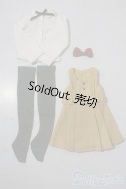 画像1: SDM/OF：ジャンパースカートコーデ・ミニ(カラシ色) U-25-10-21-112-NY-ZU