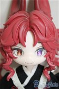 不可食用人形/月飛び時間:蝶衣 赤 カスタム/ A-25-08-20-328-NY-ZA