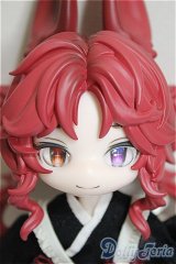 不可食用人形/月飛び時間:蝶衣 赤 カスタム/ A-25-08-20-328-NY-ZA