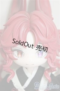 不可食用人形/月飛び時間:蝶衣 赤 カスタム/ A-25-08-20-328-NY-ZA