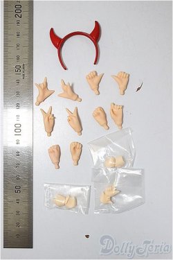 画像2: azone/1/12サイズ・1/6サイズ　ハンドパーツ　カチューシャ/0 A-25-09-03-178-NY-ZA