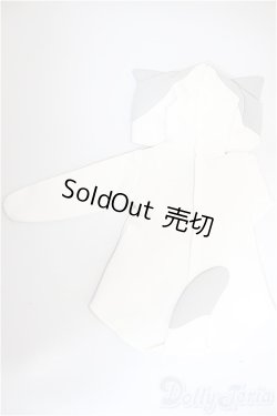 画像2: SDM＆MSD/OF:のんびりハチワレねこパーカー・ミニ/1/4　40ｃｍ　BJD　MJD　衣装　ドール用 A-25-09-03-344-NY-ZA