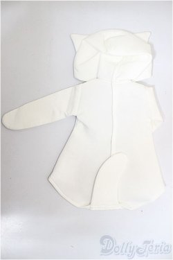 画像2: SDM＆MSD/OF:ハッピー白ねこパーカー・ミニ/1/4　40ｃｍ　BJD　MJD　衣装　ドール用 A-25-09-03-343-NY-ZA