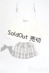 SDM＆MSD/OF:ふんわりねこちゃんセット(クリーム)・ミニ/1/4　40ｃｍ　BJD　MJD　衣装　ドール用 A-25-09-03-342-NY-ZA