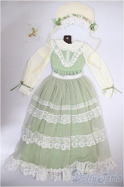 画像1: SD/OF:すずらんドレスセット/1/3　60ｃｍ　BJD　MJD　衣装　ドール用 A-25-09-03-323-TN-ZA