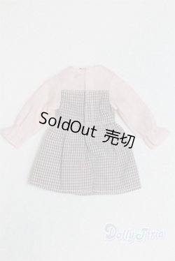 画像2: 20ｃｍサイズ【復刻版初代リカちゃんサイズ】/OF:チェック柄　スカートワンピース　NO.0476-21　3サイズ1デザインby黒猫亭/ファッションドール　衣装 A-25-09-17-028-NY-ZA