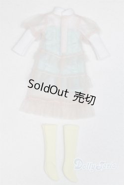 画像2: リトルファクトリー製22ｃｍサイズドレス/OF:オーバーワンピースドレスセット/ファッションドール　衣装 A-25-09-17-030-NY-ZA