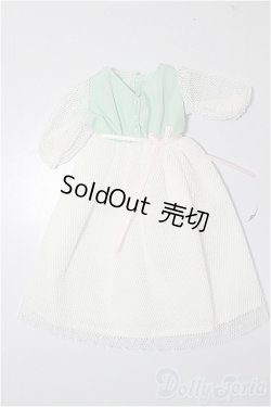 画像1: リトルファクトリー製22ｃｍサイズドレス/OF:ドットチュール使いワンピース/ファッションドール　衣装 A-25-11-26-299-NY-ZA