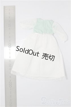 画像2: リトルファクトリー製22ｃｍサイズドレス/OF:ドットチュール使いワンピース/ファッションドール　衣装 A-25-11-26-299-NY-ZA