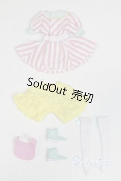 画像2: リカちゃん/OF:ＬＷ－０９　ハッピーてんいんさんドレス/ファッションドール　衣装 A-25-09-17-033-NY-ZA